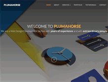 Tablet Screenshot of plumahorse.com